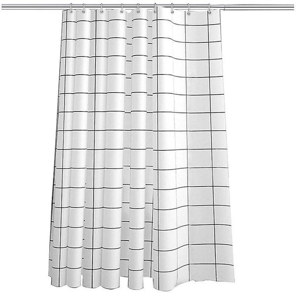 180200cm Peva Waterproof Wet Room Bathroom Heavy Duty Shower Curtain Anti Mou Carousel 2