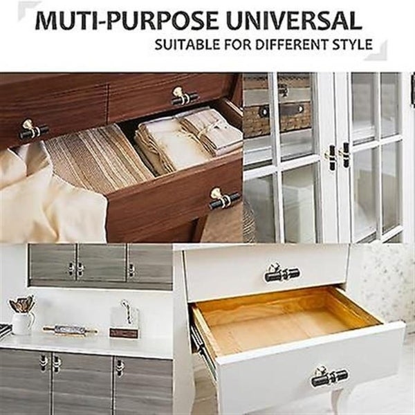 2pcs Single Hole Kitchen Cabinet Handle black Gold Cabinet Door T-shaped Ha Carousel 5