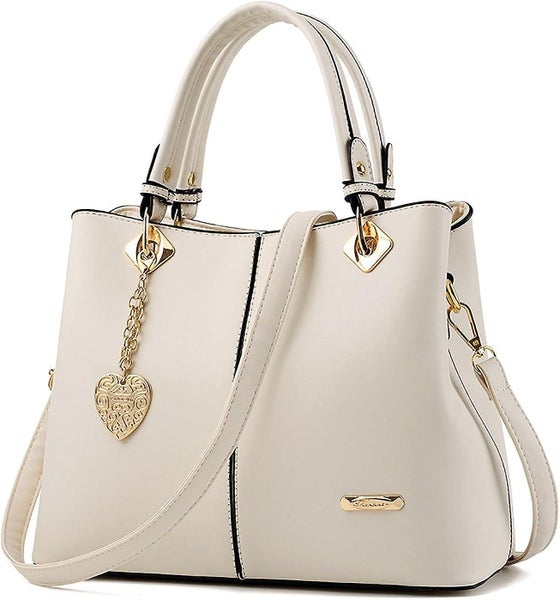 White-handbags Women Fashion Pu Leather Tote Bags Shoulder Bags Crossbody Bags Carousel 1