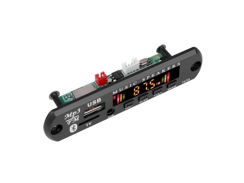 Kebidu Bluetooth 5.0 Car Kit Wireless MP3 Decoder Board Audio 9V-12V WMA Car Carousel 1