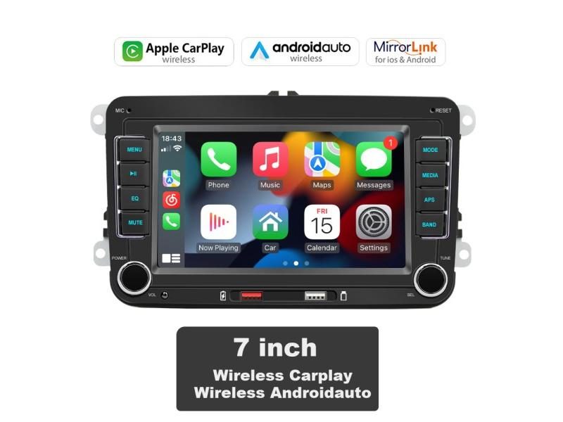 ESSGOO 2 Din Car Radio GPS Android Auto Carplay For 7" VW / Volkswagen Skoda Carousel 1