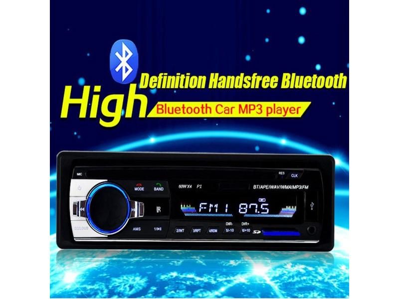 12V Bluetooth Car Stereo FM Radio MP3 Player With Charger USB SD AUX Subwoofer Carousel 2