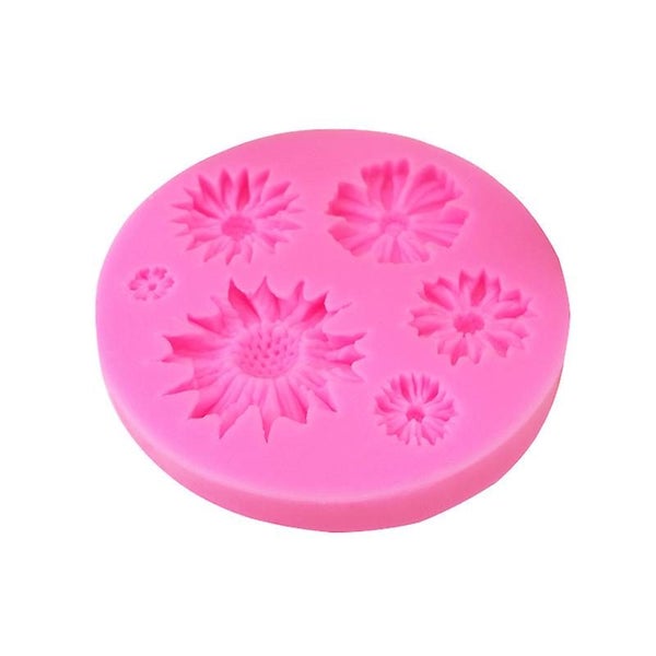 Sunflower Chrysanthemum Daisy Flower Sunflower Flip Sugar Silicone Mould Diy C Carousel 4