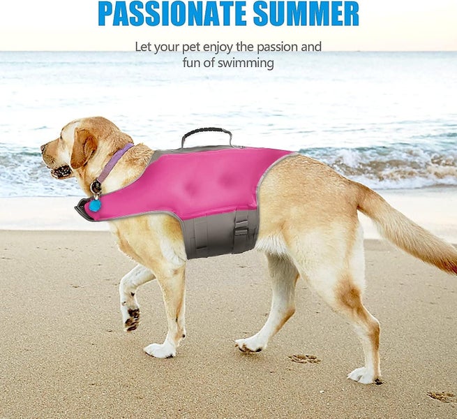 Inflatable Dog Life Jacketsdogs Life Vest Safety Dogs Lifejacket Adjustable D Carousel 2