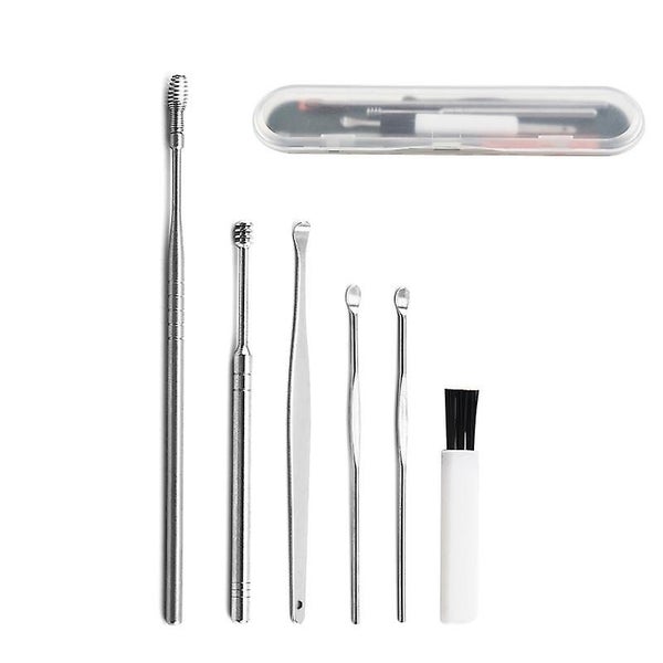 6 Pcs Ear Cleaner Stainless Steel Ear Spoon Ear Cleaner Kit Ear Curette Kit Carousel 2