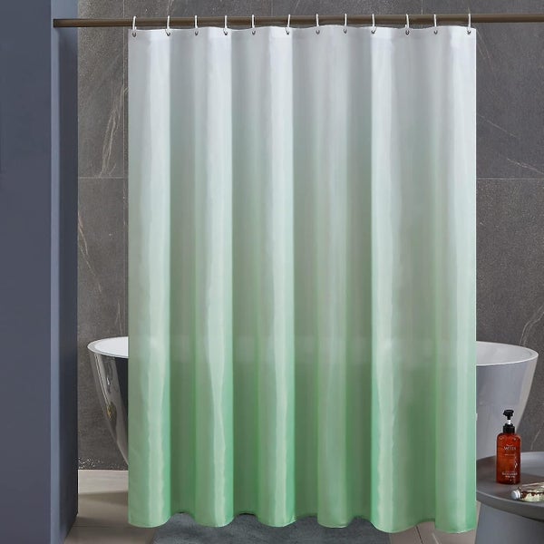 Mildew Proof Shower Curtain 180x200cm Machine Washable Fabric Large Waterproof Carousel 1