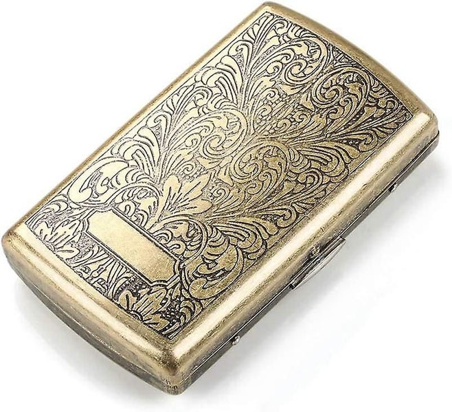 High Quality Steel Cigarette Case Old Cigarette Case With Engraving Women's C Carousel 1