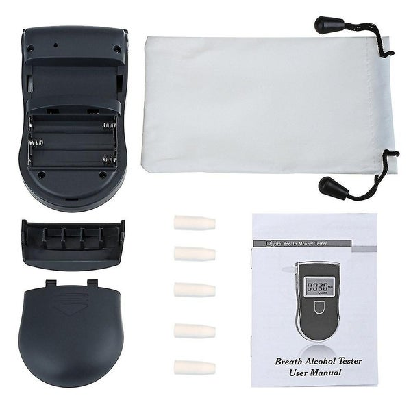 Electronic Breathalyzer Professional Portable Alcohol Tester With Led Digital Carousel 2