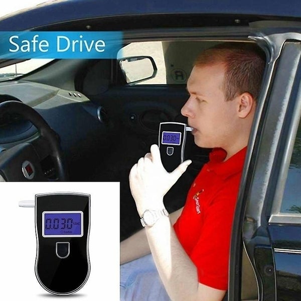 Electronic Breathalyzer Professional Portable Alcohol Tester With Led Digital Carousel 4
