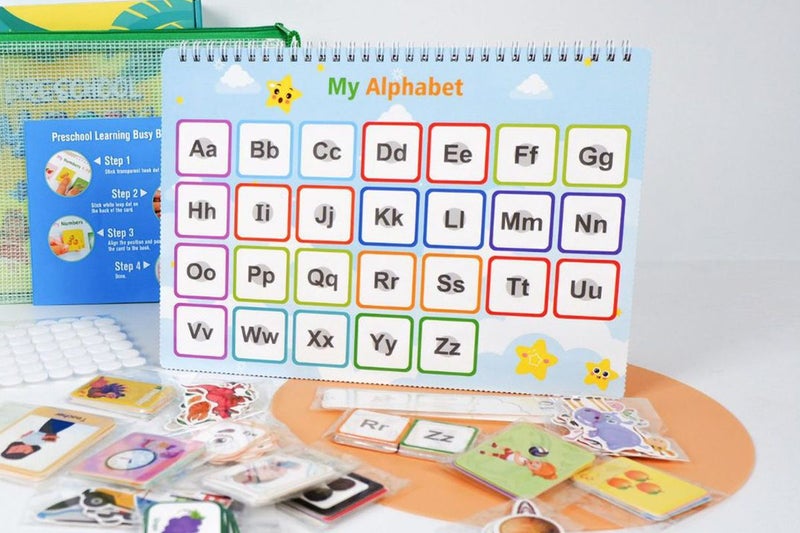 Preschool Montessori Toys Activity Binder Busy Board Toddlers Early Educational Carousel 2