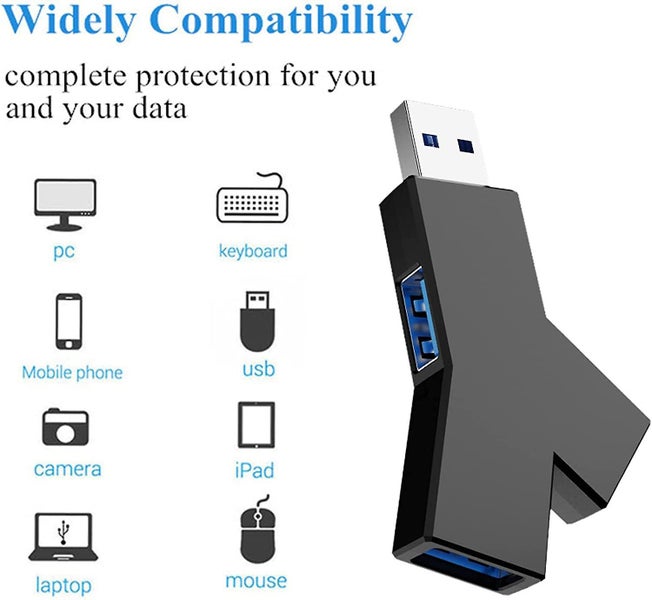 2pc Usb 3.0 Hub Usb 3.0 3 Port Hub Usb Docking Station Data Hub Portable M Carousel 2