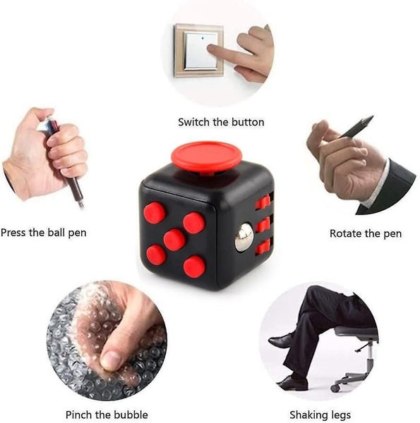 Anti-stress Fidget Toy Cube Anti Stress Toy Decompression Toy Cube With 6 Soot Carousel 2