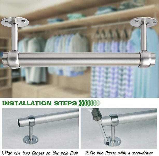 Curtain Rod Bracket Wardrobe Rod Bracket With Screws Ceiling Bracket For Curta Carousel 2