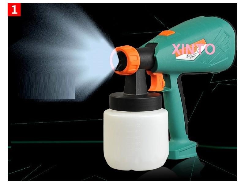 Auto Oil Paint Electric Spray Gun Coating Emulsion Car Repairing Carousel 1