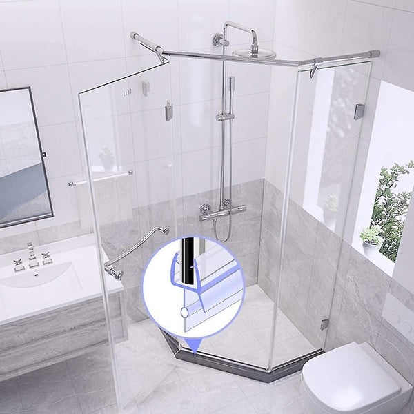 400cm Shower Door Seal For 6mm Glass Folding Barrier Shower Enclosure Seal R Carousel 5