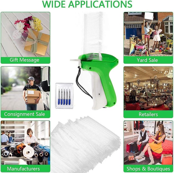 Clothing Price Labeler Tagging Tag Gun Garment Brand Labels With 5000pcs Paddl Carousel 5