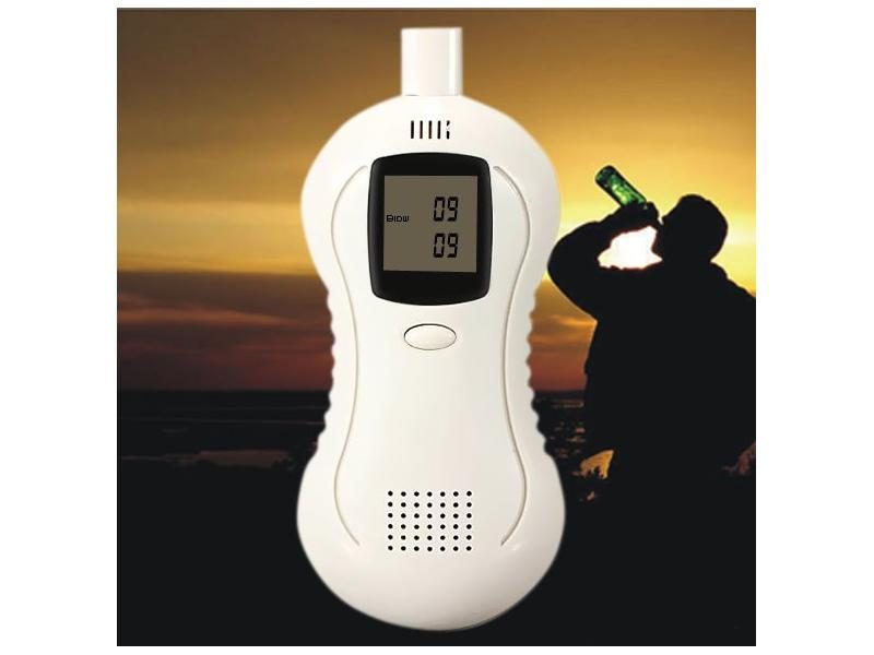 Digital LCD Backlit Display Alcohol Tester Breath Analyzer Detector Carousel 1