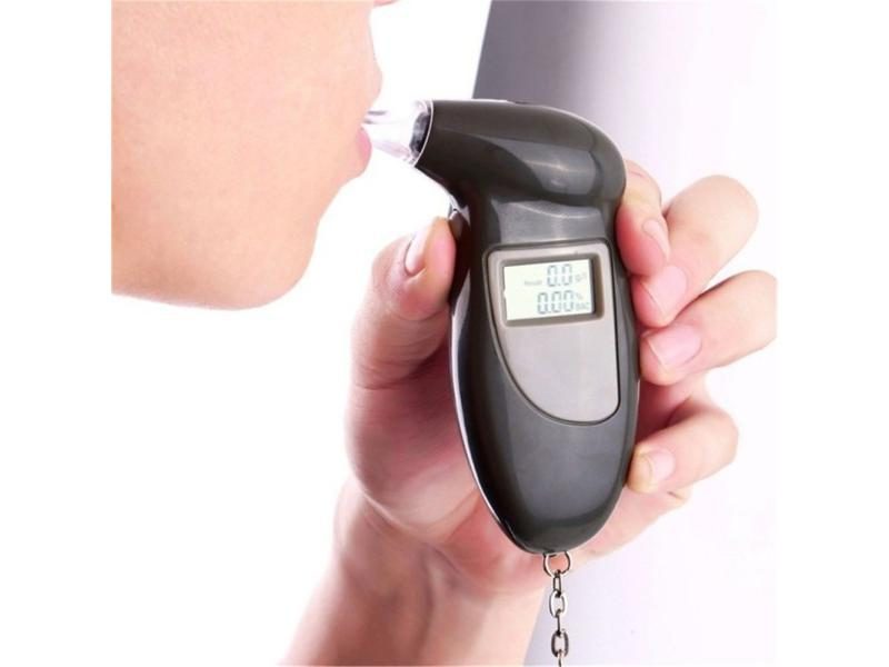 Handheld LCD Digital Alcohol Breath Tester With Backlight Display Carousel 1