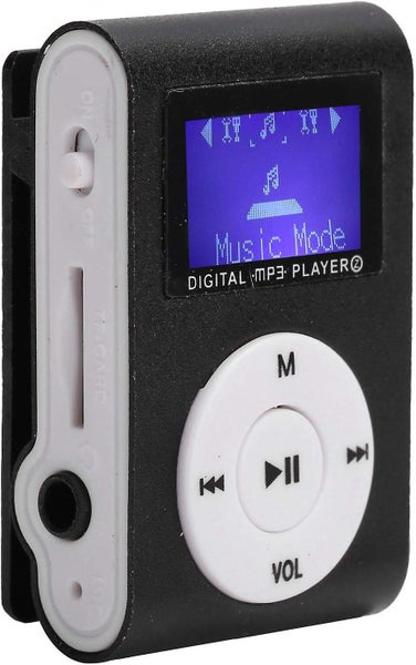Mini Mp3 Music Playerblack Mini Portable Sport Mp3 Player With Back Clip + Carousel 2