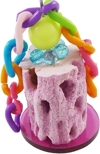 Bird Chew Toy Calcium Teeth Grinding Chew Treats Toy For Hamster Bird Parrot A Carousel 2