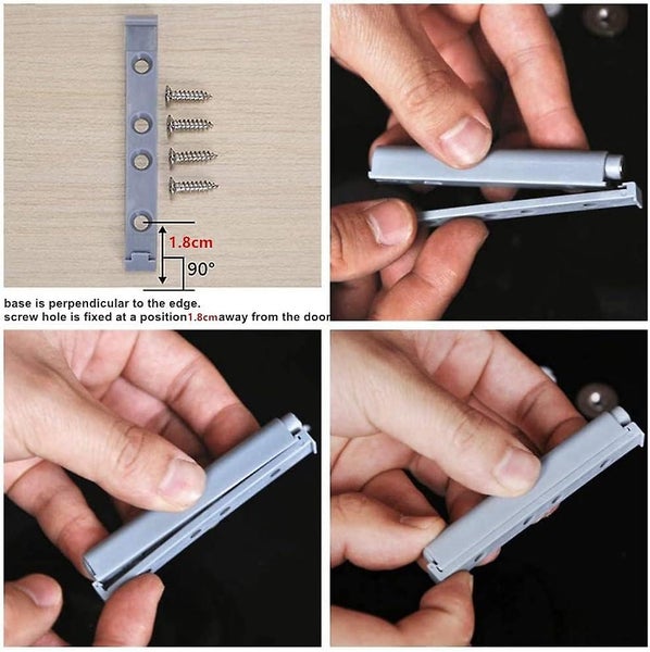 Touch Release Magnetic Door Latches For Cupboard Showcase Push To Open/close Carousel 5