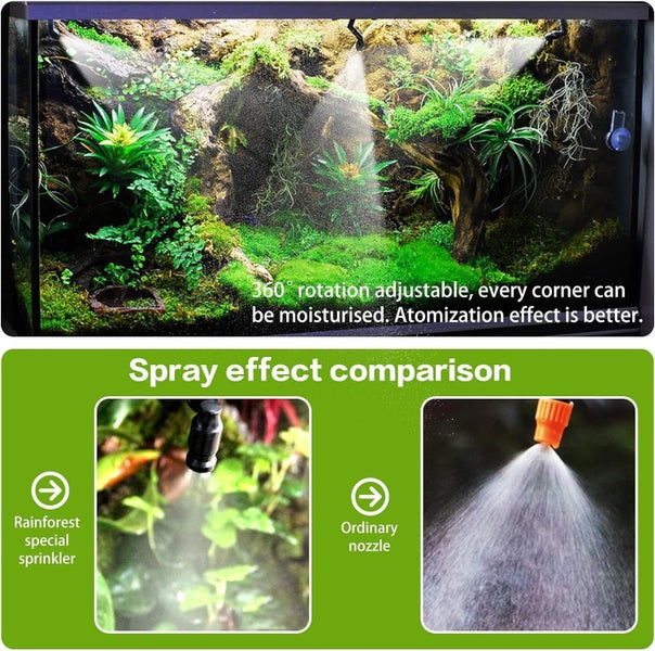 NEW Reptile Fogger Automatic Reptile Mister Fogger for Terrarium63616984986113112