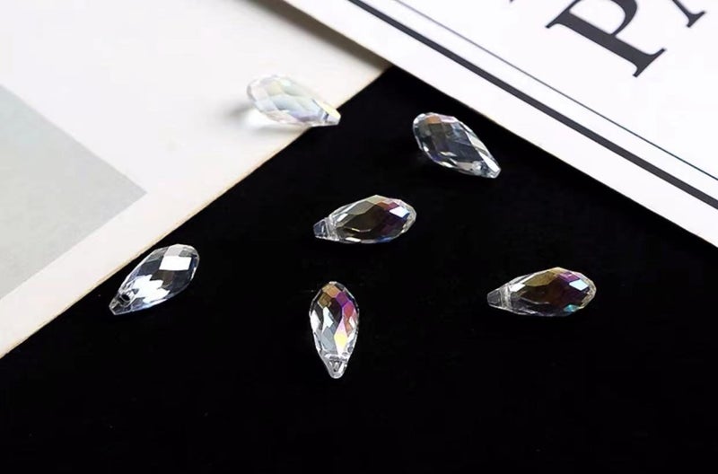 Glass Suncatchers 5 Pack Radiant Crystal Drops / Suncatcher Beads Carousel 3