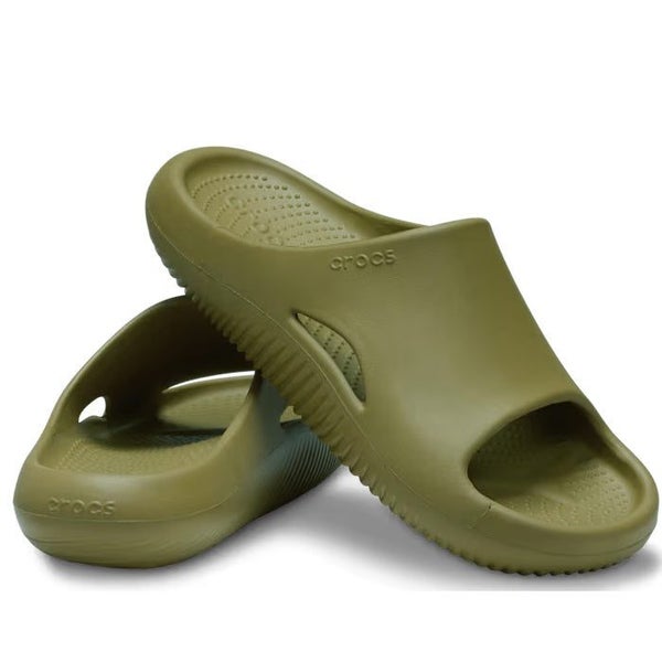 Crocs - Mellow Recovery Slide Aloe Green Adults Womens & Mens CLEARANCE Not R... Carousel 1
