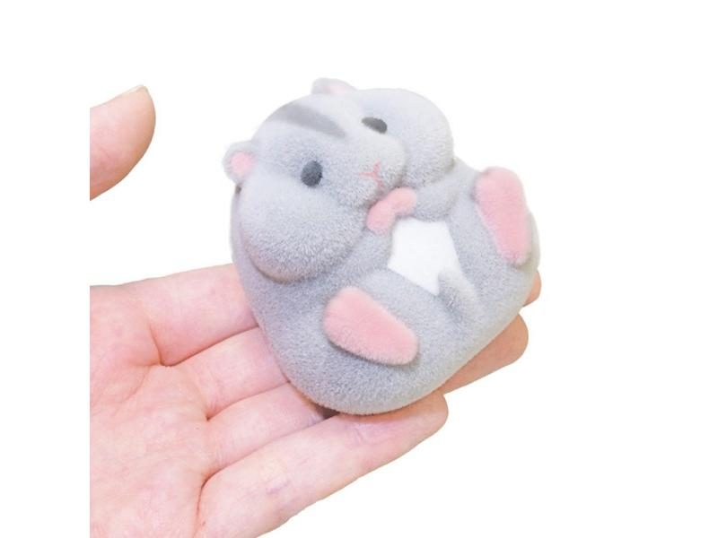 Cute Hamster Flocking Plush Doll Gashapon Toys For Children Carousel 1