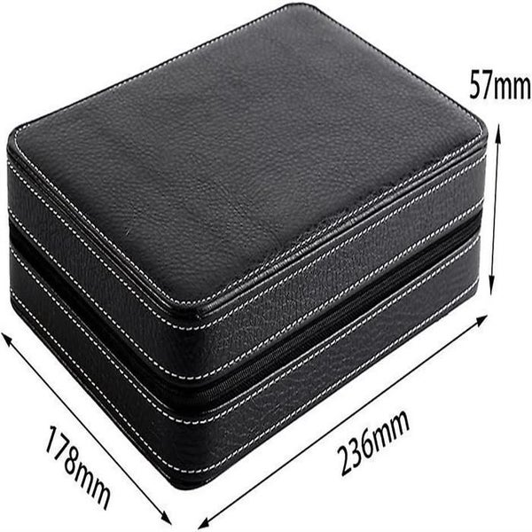 Watch Boxes Watch Box Storage Box For 8 Watches Display/box/storage Box black Carousel 2