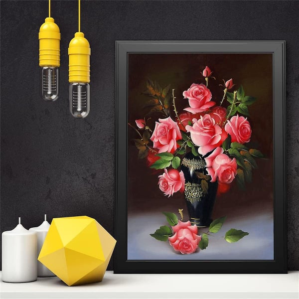 Diamond Painting Flower Diy 5d Pink Rose Diamond Art Painting Kits For Adults Carousel 2