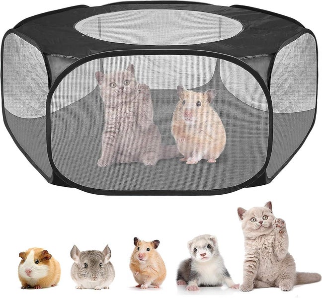 Foldable Pet Playpen Puppy Playpen Indoor Outdoor Dog Playpen Pet Tent Water Carousel 1