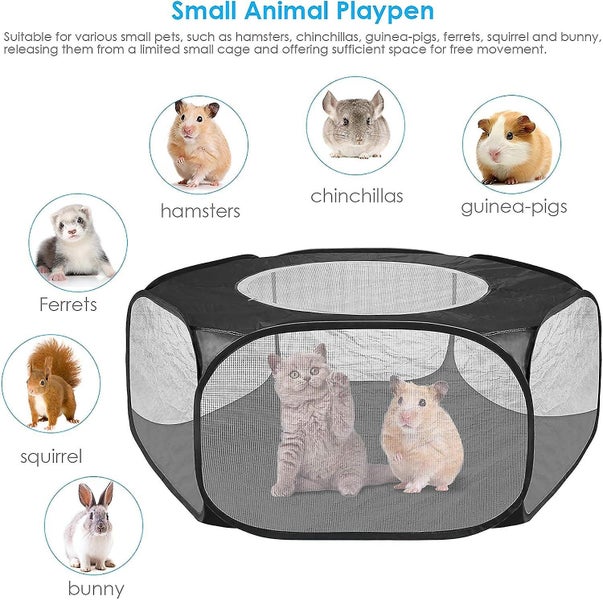 Foldable Pet Playpen Puppy Playpen Indoor Outdoor Dog Playpen Pet Tent Water Carousel 2