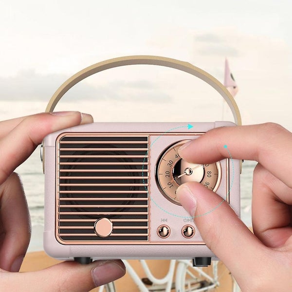 Retro Wireless Bluetooth Speaker Mini Portable Mobile Phone Subwoofer Outdoor Carousel 2