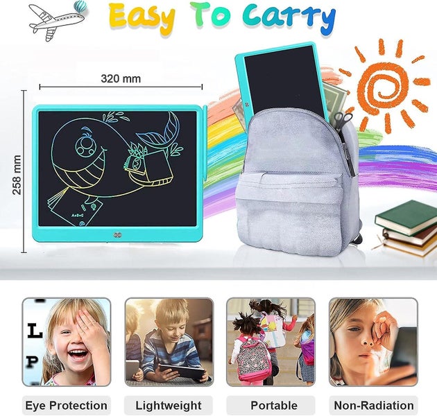 Colorful Lcd Writing Tablet Portable Child Drawing Tablet 15 Inch Colorful D64460877041411112