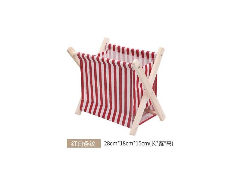 Desktop Cosmetics Storage Rack Fabric Folding Magazine Rack Girl's Heart Carousel 1