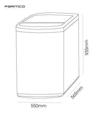 Parmco 7kG TOP LOAD WASHING MACHINE Carousel 2