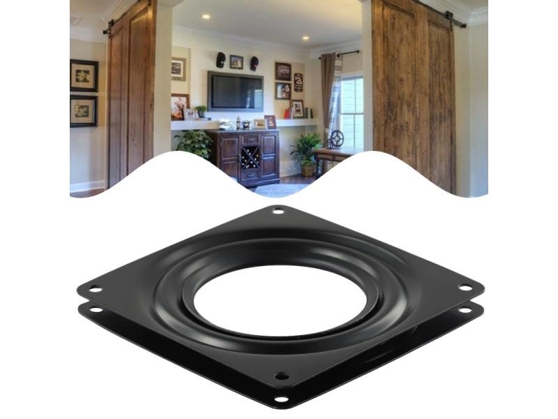 3/4/6 Inches Rotating Plate 360 Degree Heavy Duty Metal Bearing Rotating Swivel Carousel 2