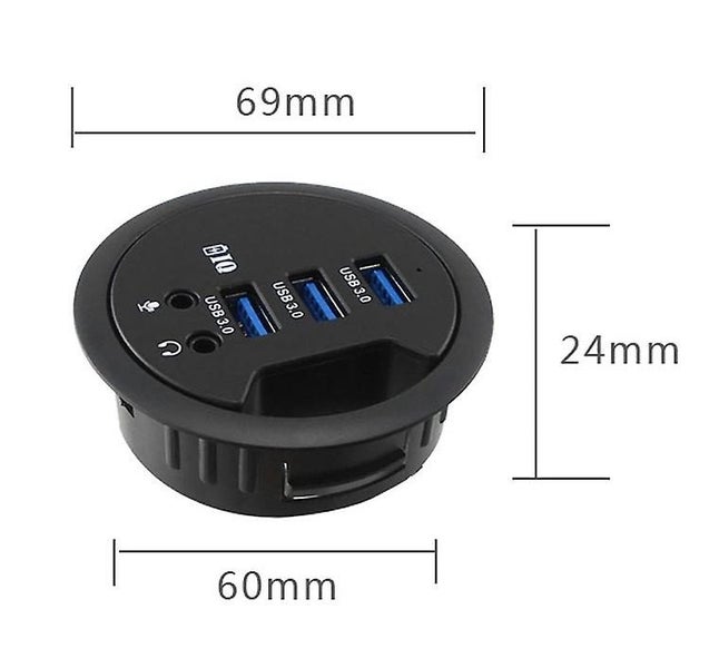 Usb 3.2 Gen 1 In-wall Desktop Hub Card Reader In-wall Desktop Charger Usb 3 Carousel 5
