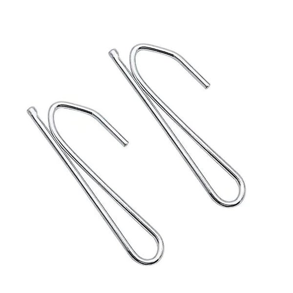 30 Pieces Of Metal Curtain Hooks Stainless Steel Claw Hooks Thickened Curtain Carousel 1