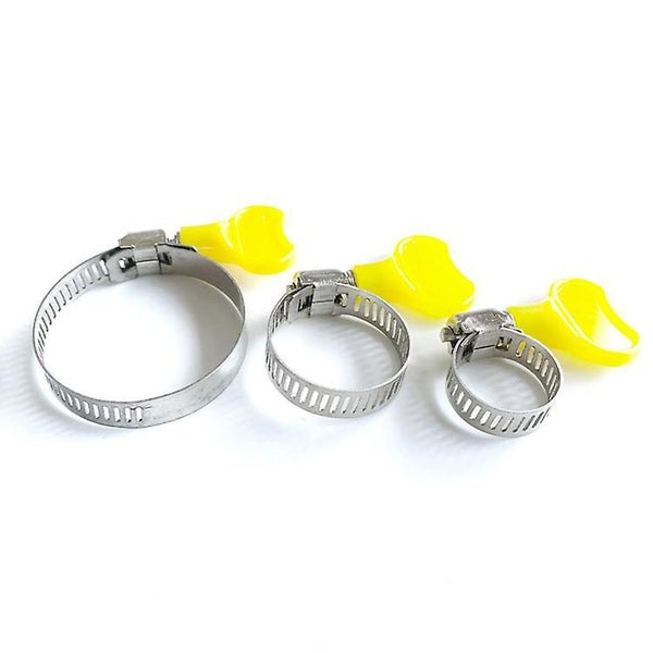 10 Pack 25-40mm Hose Clamps With Stainless Steel Wing Nut 25-38mm Yellow 9 Carousel 5