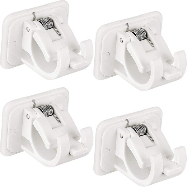 Self Adhesive Curtain Rod Holder Drapery Hook Holders Fixing Rod Holder Wall M Carousel 1