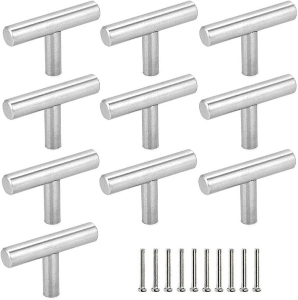 Silver 10 Piece Cabinet Door Handle Drawer Handle Kitchen Door Handle Stainl Carousel 1