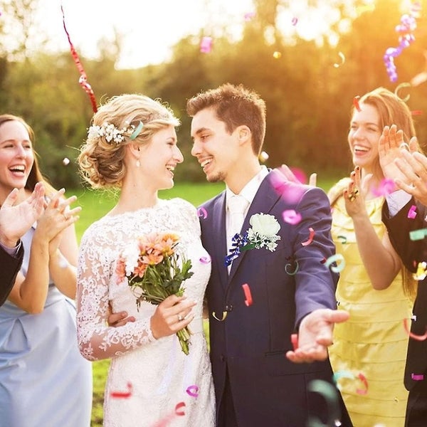 4pcs Fake Silk Flower Men Wedding Corsage 12*7cm Durable Bridal Corsage Lapel Carousel 5