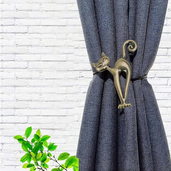 2pcs Magnetic Curtain Tiebacksbronze Color Magnetic Curtain Tiebacks Magnetic Carousel 2