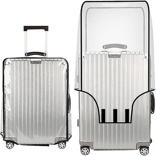 Clear Pvc Suitcase Cover Luggage Protector Waterproof Travel Suitcase For Whee Carousel 1