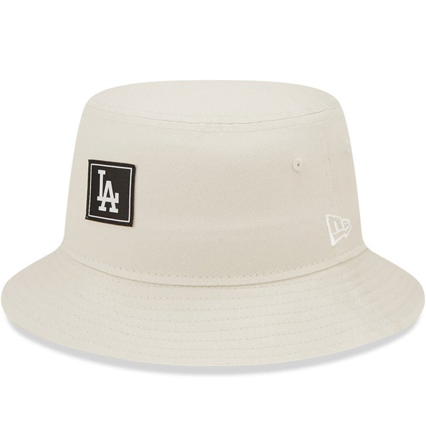 New Era LA Dodgers Team Tab Tapered Bucket Hat - Cream - M Carousel 1