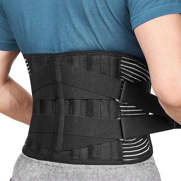 Black -s Lumbar Support Belt Lumbar And Back Support For Pain Relief Double A Carousel 1