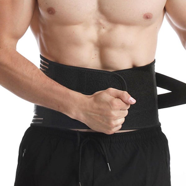 Black -s Lumbar Support Belt Lumbar And Back Support For Pain Relief Double A Carousel 2