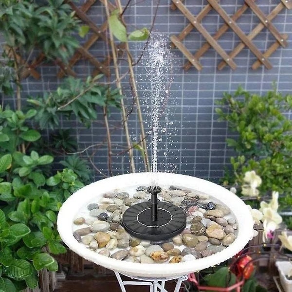 Outdoor Floating Solar Fountain 16cm Solar Pond Pump With 6 Nozzles For Bird B Carousel 2